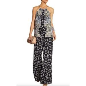 Stella McCartney Applique Silk Jumpsuit